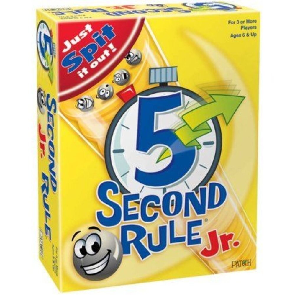 Playmonster 5 Second Rule Jr. Board Game, Grades 1 and up
